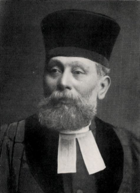 Rev. Jacob Fürst (Courland, Latvia 1844 – Edinburgh 1918) came from Middlesborough in 1879. He served Edinburgh’s Jews for forty years bringing continuity and stability to the community. He is also noted for his challenging of prejudice, a legacy which was continued by Rabbi Dr Salis Daiches. Based at the Park Place Synagogue until the shul in the converted church in Graham Street was consecrated in 1898, Fürst preached at the synagogues catering for the Dalry community as well as at the synagogues of the New Edinburgh Hebrew Congregation on Roxburgh Place and North Richmond Street. Fürst, with Miss Salmon, directed the first recorded Hebrew School in Edinburgh in 1880. (Image courtesy of the Scottish Jewish Archives Centre.)
